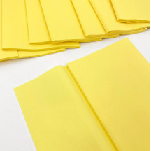 Double Sided Crepe Paper ~ Gloria Doublette from Germany ~ Light Yellow